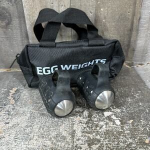Egg Weights Cardio Max 1.5LB Handheld Weight -Set of 2 - Black (3 LBS Total)